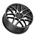 Motiv 435MB Foil 18x8 Cast Aluminum Wheel with 5x4.50 and 5x120 Bolt Pattern, +42 Offset