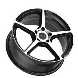 Motiv 433MB Blade 16x7.5 Cast Aluminum Wheel with 5x100 Bolt Pattern and +40 Offset