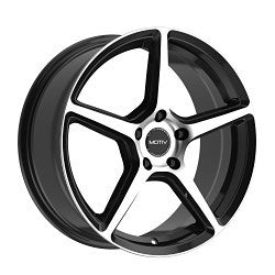 Motiv 433MB Blade 16x7.5 Cast Aluminum Wheel with 5x100 Bolt Pattern and +40 Offset