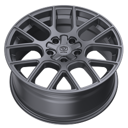 Edge Street 356A Alloy Wheel 17x7.5 Inch 5x4.50 / 5x120 +40 Offset, Cast Aluminum