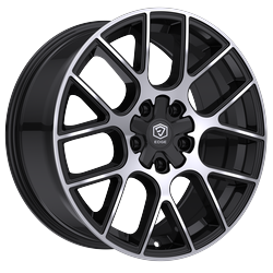 Edge Street 356MB 16x7.5 Cast Aluminum Wheel with 5x100 and 5x4.50 Bolt Pattern +40 Offset