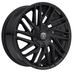 Edge Street 355B Cast Aluminum Wheel - 20x8.5 inches, 5x4.50 / 5x120 Bolt Pattern, +40 Offset