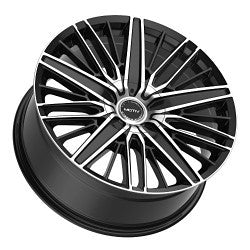 Motiv 443MB 24x9.5 Cast Aluminum Wheel with 6x135 and 6x5.50 Bolt Pattern, +25 Offset