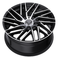 Edge Street 355MB 18x8 Cast Aluminum Wheel with 5x4.50 / 5x120 Bolt Pattern and +40 Offset