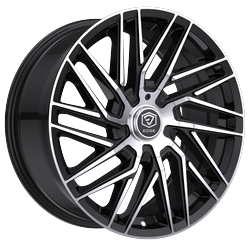 Edge Street 355MB 17x7.5 Cast Aluminum Wheel with 5x112 & 5x4.50 Bolt Pattern, +40 Offset
