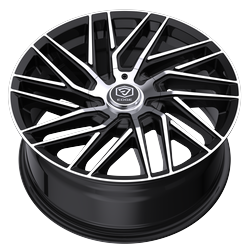 Edge Street 355MB 20x8.5 Cast Aluminum Wheel with +40 Offset and 5x4.50 / 5x120 Bolt Pattern