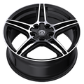 Edge Street 354MB 20x8.5 Cast Aluminum Wheel with +40 Offset in 5x112 and 5x4.50 Bolt Patterns