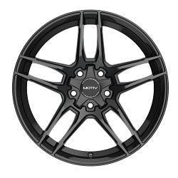 Motiv 434B-7755740 17x7.5 Cast Aluminum Wheel with 5x4.50 / 5x120 Bolt Pattern and +40 Offset