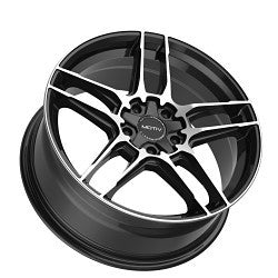 Motiv 434MB-7755940 17x7.5 Cast Aluminum Wheel for 5x112 and 5x4.50 Bolt Patterns with +40 Offset
