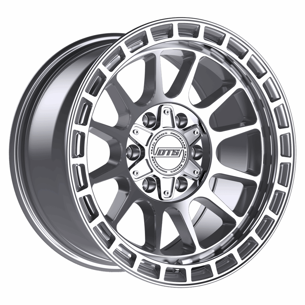 DROPSTAR TRAIL SERIES 606MS WHEELS 5X5.0(127) & 5X5.5(139.7) - MACHINED FINISHED
