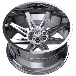 Edge Off Road 304C-2096800 20x9 Cast Aluminum Wheel with 6x135 and 6x5.50 Bolt Patterns
