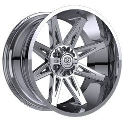 Edge Off Road 304C-2096800 20x9 Cast Aluminum Wheel with 6x135 and 6x5.50 Bolt Patterns
