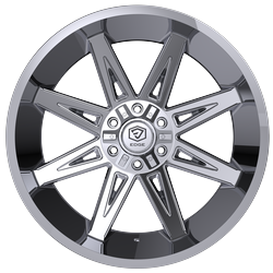 Edge Off Road 304C 20x9 Cast Aluminum Wheel with 6x135 and 6x5.50 Bolt Pattern, +18 Offset