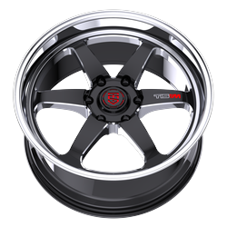 TIS Motorsports 508BM 20x9.5 Cast Aluminum Wheel with 6x5.50 Bolt Pattern and +20 Offset