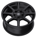 Edge Street 357B 17x7.5 Cast Aluminum Wheel with +40 Offset and 5x4.50 / 5x120 Bolt Pattern