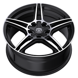 Edge Street 354MB Cast Aluminum Wheel 17x7.5 inches 5x100 / 5x4.50 +40 Offset