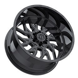 TIS 544BM 22x12 Cast Aluminum Off-Road Wheel with 8x6.50 Bolt Pattern and -44 Offset