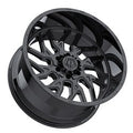 TIS 544BM 22x12 Cast Aluminum Off-Road Wheel with 8x6.50 Bolt Pattern and -44 Offset