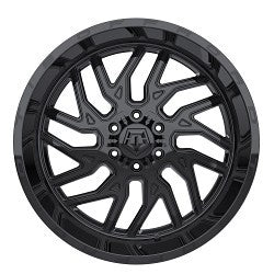 TIS 544BM 22x12 Cast Aluminum Off-Road Wheel with 8x6.50 Bolt Pattern and -44 Offset
