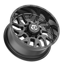 TIS 544BM-2098917 20x9 Cast Aluminum All-Terrain Wheel with 8x180 Bolt Pattern and +17 Offset