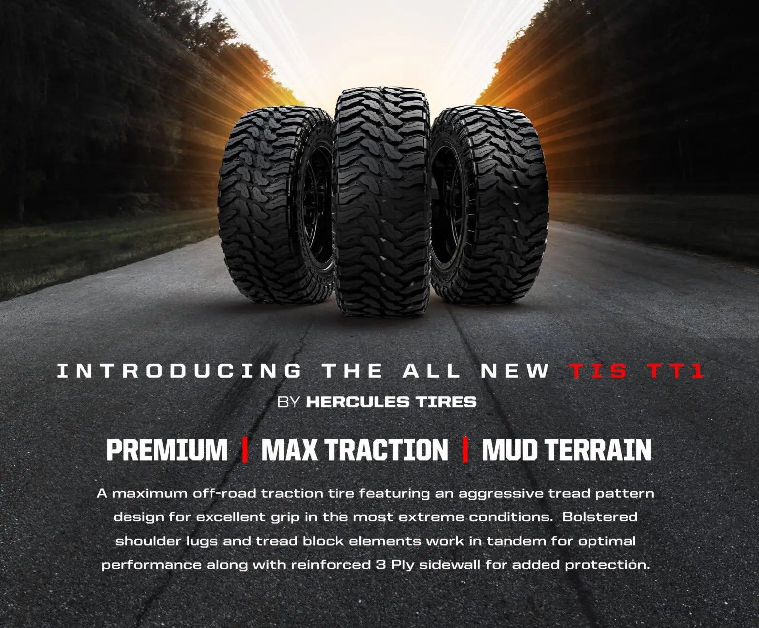 24" TIRES HERCULES TIS OFF-ROAD TT1