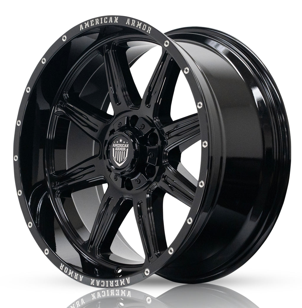 22X12 AMERICAN ARMOR A501 WHEELS 6X5.5(139.7) & 6X135 -44 Offset