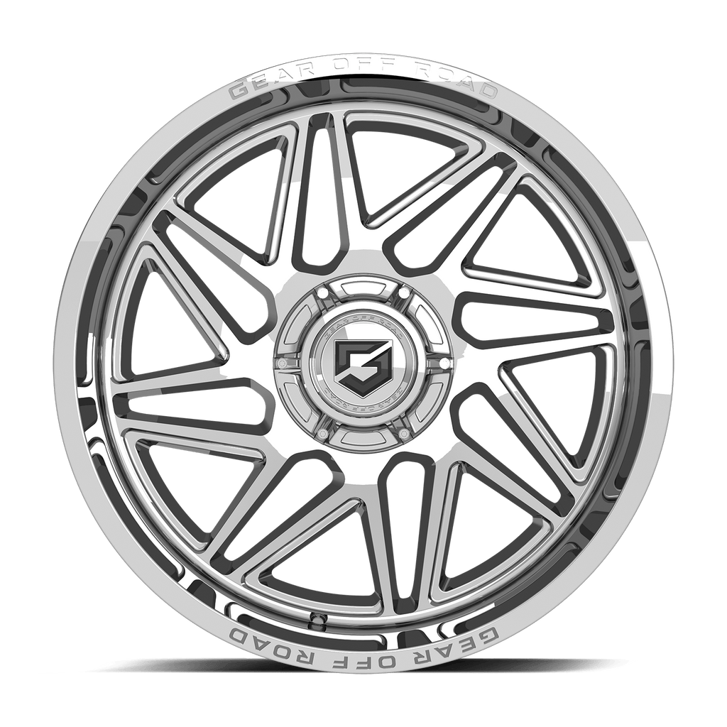 Gear Off Road 761C Ratio 18x9 Cast Aluminum Wheel with 8x180 Bolt Pattern and +18 Offset
