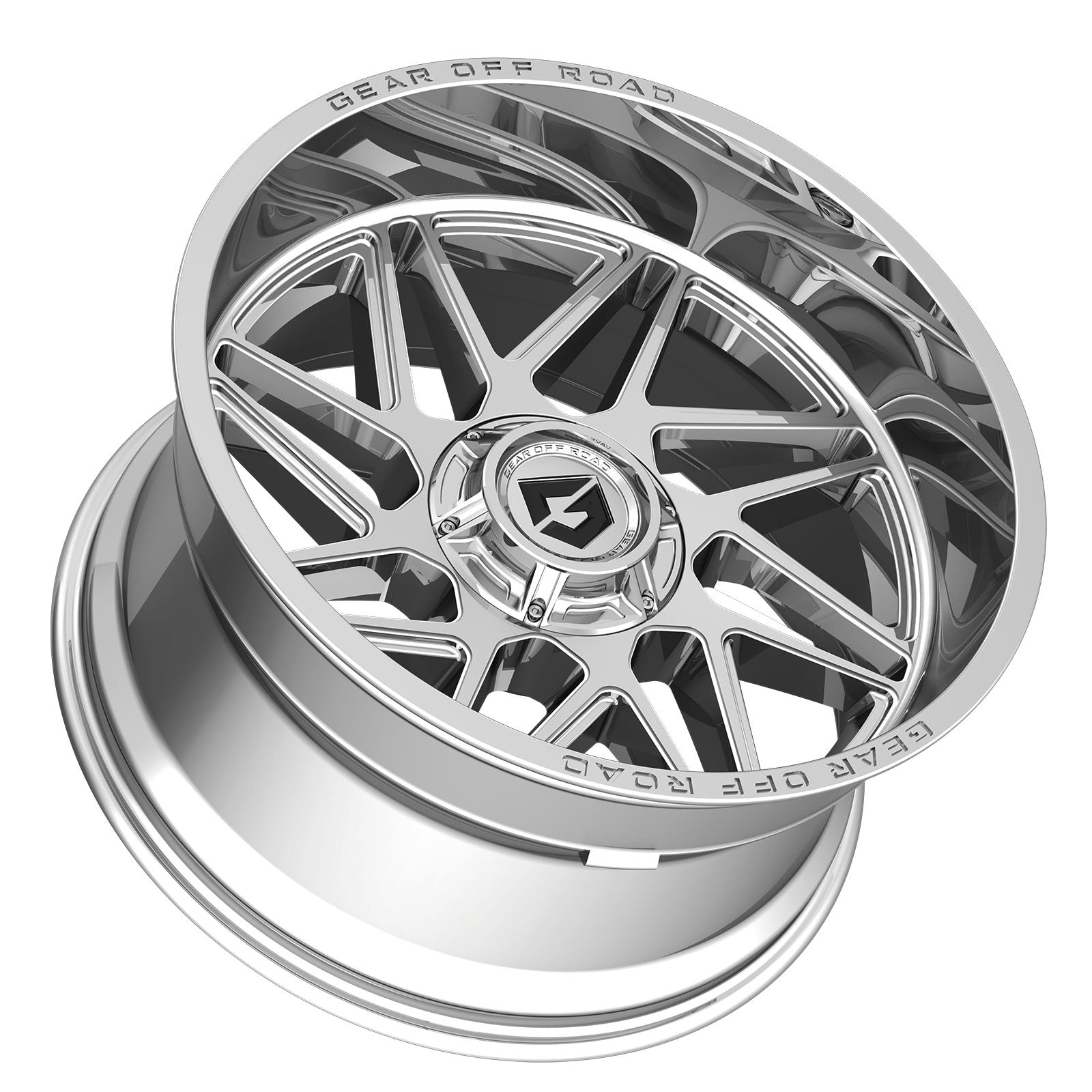 Gear Off Road 761C Ratio 18x9 Cast Aluminum Wheel with 8x180 Bolt Pattern and +18 Offset