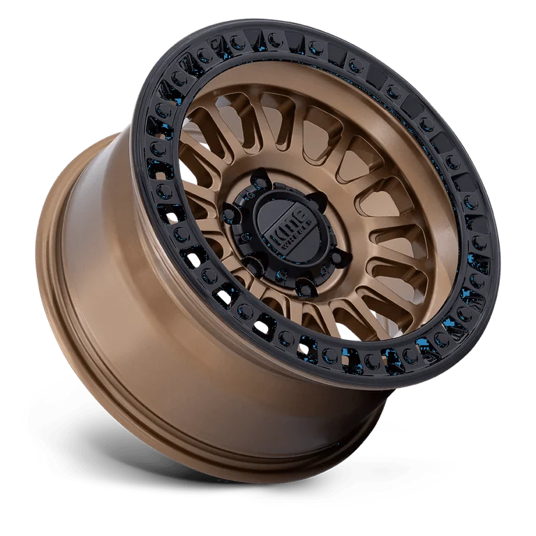 KMC IMS 20x9 Matte Bronze with Gloss Black Lip Wheel - 6x139.7 Bolt Pattern, +18 Offset