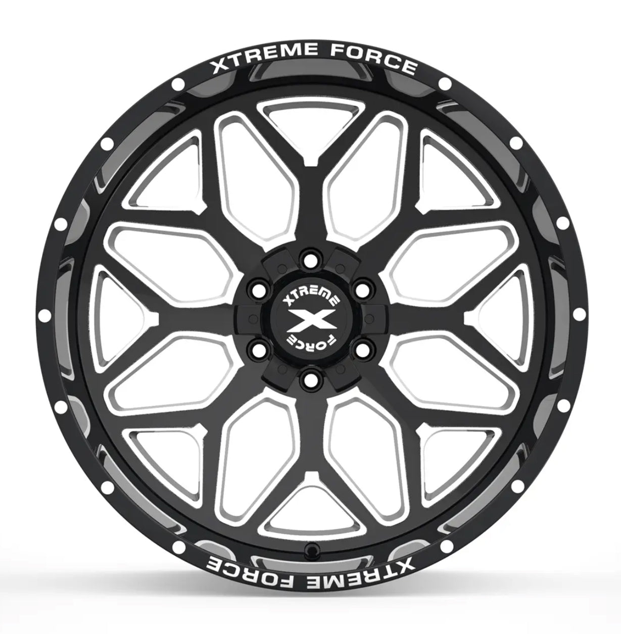 20X10 XTREME FORCE XF-12 WHEELS 6X5.5(139.7) & 6X135 -25 Offset