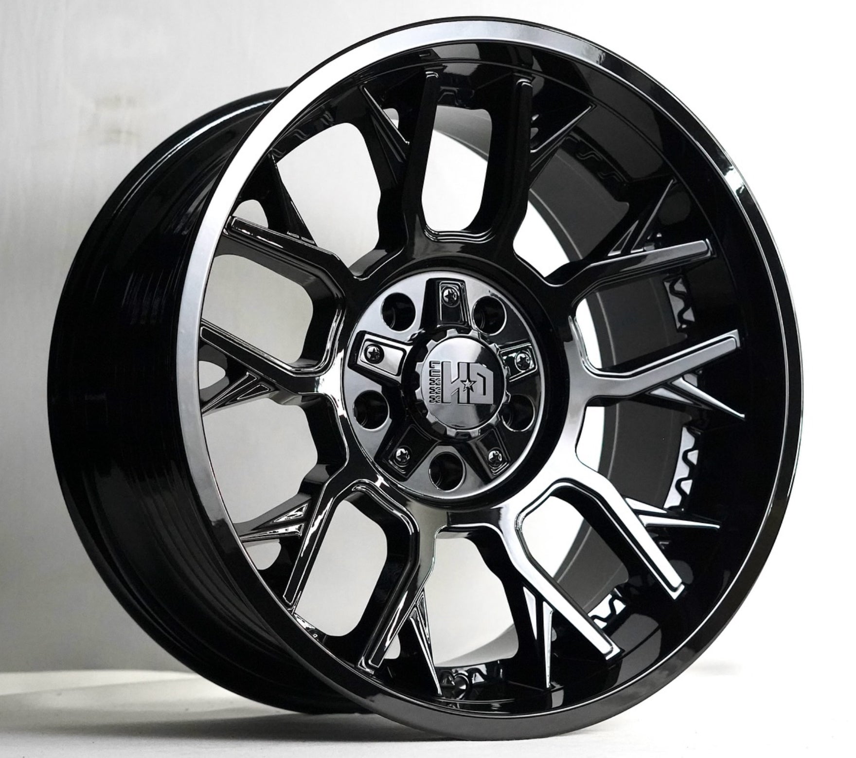 20X10 LUXXX LHD39 WHEELS 8X170, -19 OFFSET - GLOSS BLACK