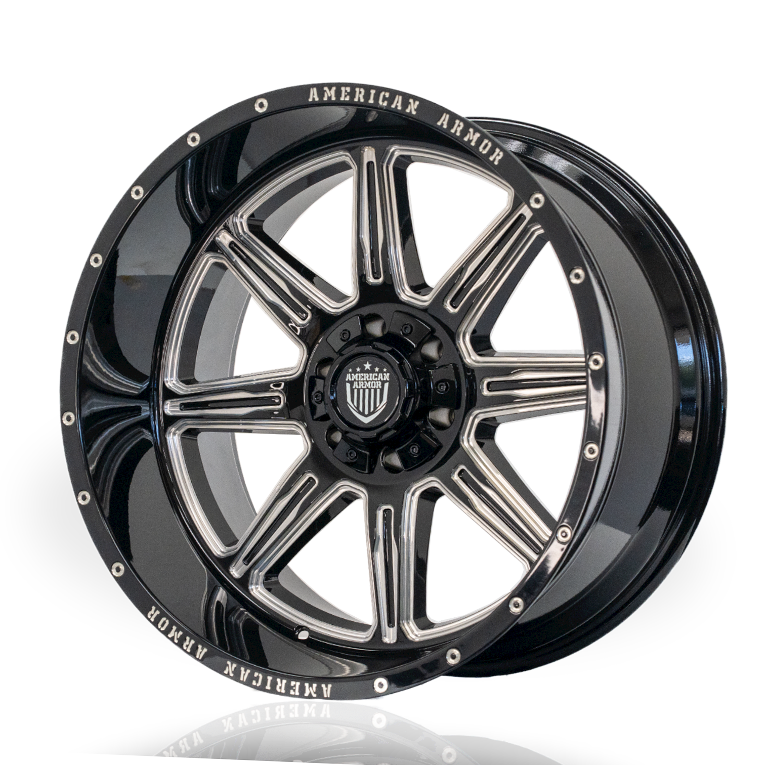 22X10 AMERICAN ARMOR A503 WHEELS, 5X5.5(139.7) & 5X150, -18 Offset