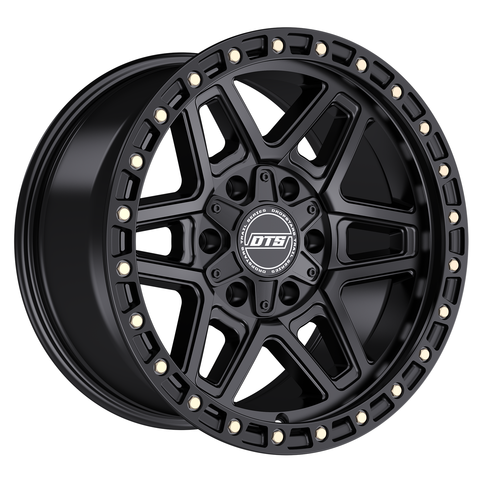 DROPSTAR TRAIL SERIES 602SB WHEELS 5X5(127) & 5X5.5(139.7) - SATIN BLACK