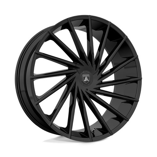 Asanti Black ABL-18 Matar 22x9 Gloss Black Wheel with 5x112/120 Bolt Pattern and 30mm Offset