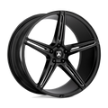 Asanti Black ABL-22 Alpha 5 20x8.5 Gloss Black Milled Wheel with 5x120 Bolt Pattern