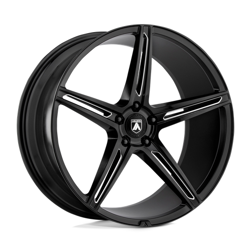 Asanti Black ABL-22 Alpha 5 22x9 Gloss Black Milled Wheel with 5x112 Bolt Pattern and 72.56mm Center Bore