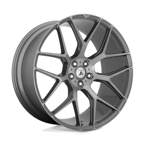 Asanti Black ABL-27 Dynasty 22-Inch Titanium Brushed Wheel with 5x130 Bolt Pattern and +35 Offset