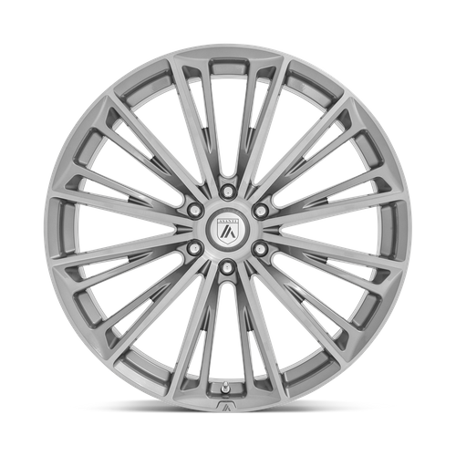 Asanti Black ABL30 Corona 24-Inch Titanium Brushed Wheel with 6x139.7 Bolt Pattern and +30 Offset