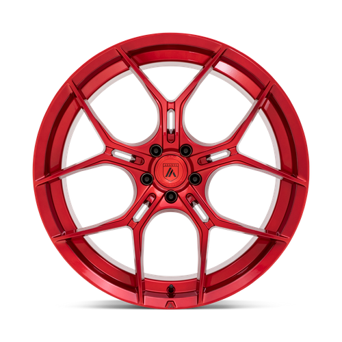 Asanti Black ABL-37 Monarch 22x9 Candy Red Wheel with 5x120 Bolt Pattern and 74.1mm Center Bore