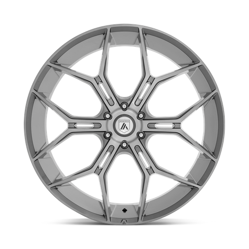 Asanti Black ABL-38 Monarch Truck 22x9.5 Titanium Brushed Wheel with 6x139.7 Bolt Pattern and 20mm Offset