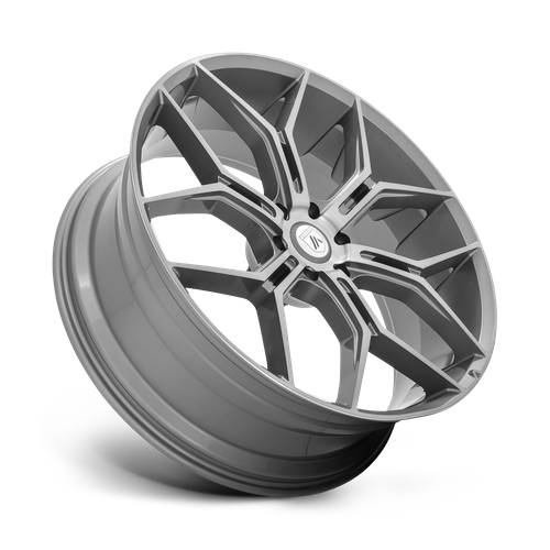 Asanti Black ABL-38 Monarch Truck 22x9.5 Titanium Brushed Wheel with 6x139.7 Bolt Pattern and 20mm Offset