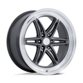 American Racing AR953 Groove 6 Drag 20x9.5 Inch Alloy Wheel with Anthracite Finish and Diamond Cut Lip