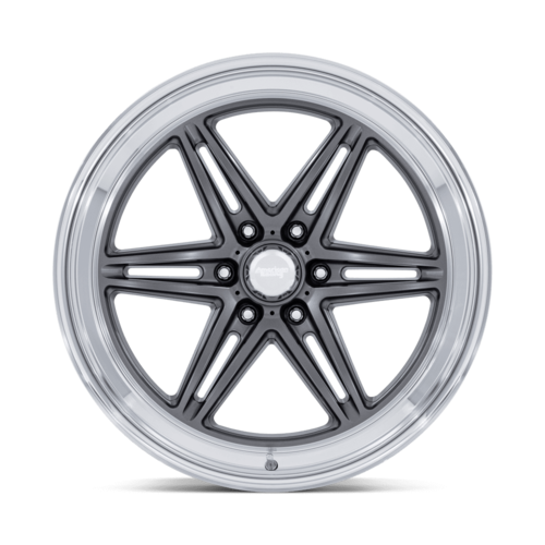 American Racing AR953 Groove 6 Drag 20x9.5 Wheel with Anthracite Finish and Diamond Cut Lip