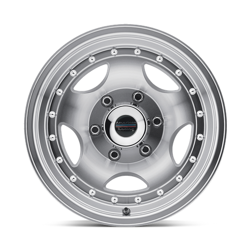 American Racing AR23 Type 23 15x8 Wheel with Machined Finish and -19mm Offset