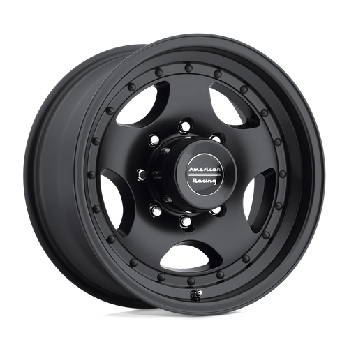 American Racing AR23 15x8 Satin Black Wheel with -19mm Offset, 5x114.3 Bolt Pattern