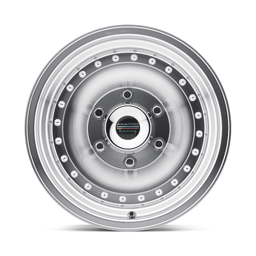 American Racing AR61 Outlaw I 14x7 Wheel with Machined Finish and 5x120.65 Bolt Pattern