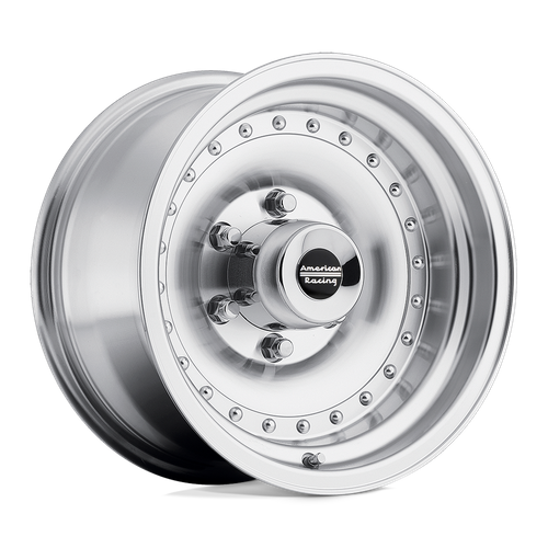 American Racing AR61 Outlaw I 15x8 Wheel with Machined Finish and -19mm Offset