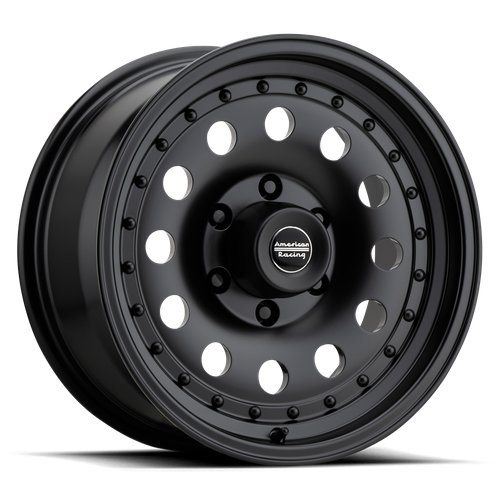 American Racing AR62 Outlaw II 18x8 Satin Black Alloy Wheel with 8x170 Bolt Pattern