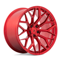 Asanti Black AB039 MOGUL 5 20x9.5 Candy Red Wheel with 5x115 Bolt Pattern and +15 Offset