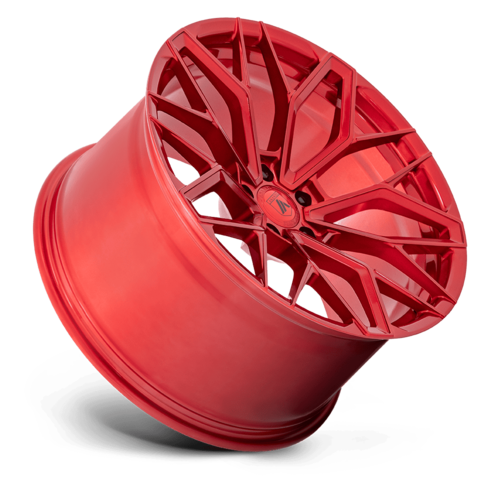 Asanti Black AB039 MOGUL 5 20-Inch Candy Red Aluminum Wheel with 5x115 Bolt Pattern and +22 Offset